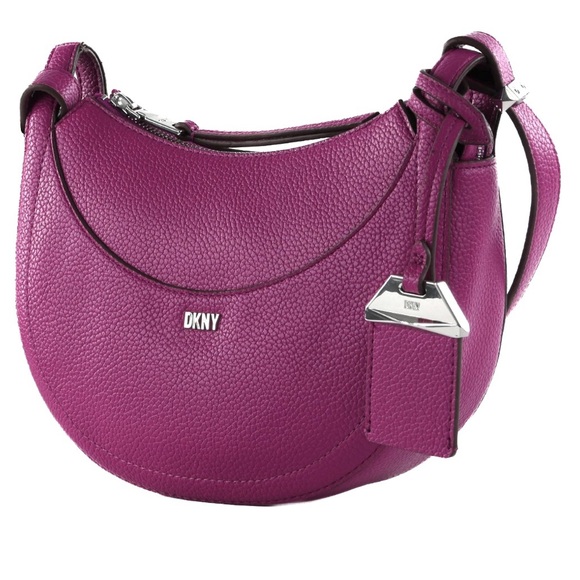 Dkny Handbags - NEW DKNY Barbara Top-Zip Crossbody Purple – Stylish Hobo Bag